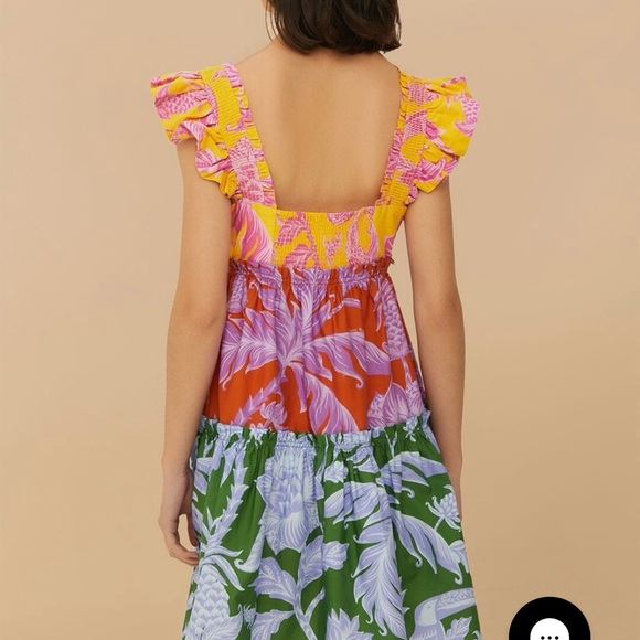 FARM Rio Tropical Spring Mix Mini Dress S NWT - Picture 7 of 15